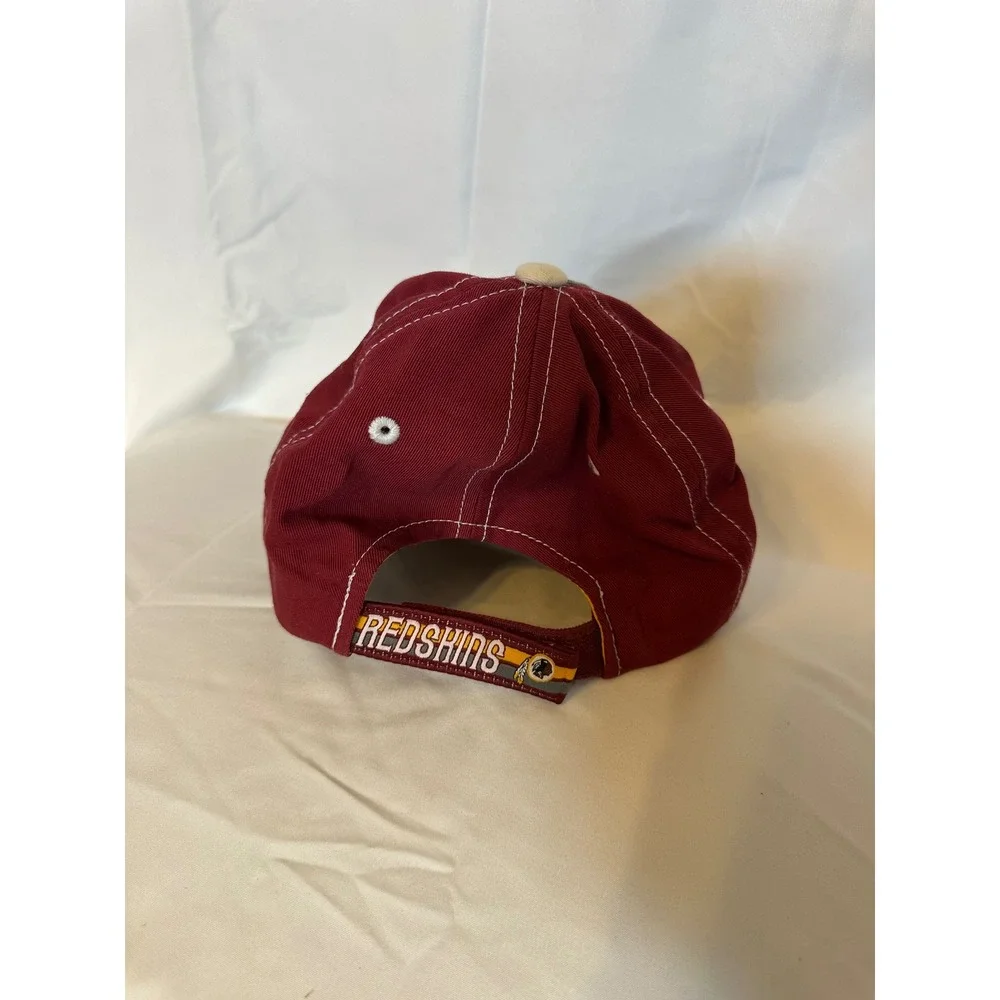 Reebok NFL Washington Redskins Youth Hat Grey Burgundy Embroidered Cap OSFA